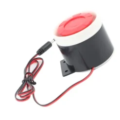 Outlet DC 12V Kablet Mini Alarmhorn Hjemmesikkerhed 110 dB Lydalarmeringssystem Hjemmealarmsystemer