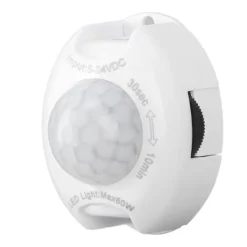 Bevægelsesdetektorer^DC-stik Induktionskontakt til menneskelig krop Infrarød Justerbar LED-lysstrimmeldetektorkontakt 5‑24V 60W