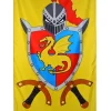 Hot Dekoration til mur ridder. Size-Standard Flag & Vindposer