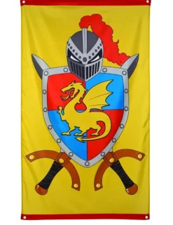 Hot Dekoration til mur ridder. Size-Standard Flag & Vindposer