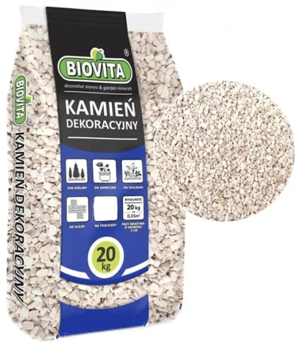 Hot Dekorationssten beige Marianna 8-16 mm 20 kg Havesten & Trædesten