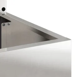 Krukker & Plantebeholdere^Dekorativ haveprivatskærm Fretwork - Rustfrit stål | Mål: 50x140 cm | Farve: Sølv