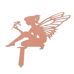 Hot Dekorativa trädgårdsstakar Fairy Silhouette Metal Yard Stakes Arts Utomhus Trädgårdsdekor Vårdekor Havedekorationer