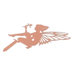 Hot Dekorativa trädgårdsstakar Fairy Silhouette Metal Yard Stakes Arts Utomhus Trädgårdsdekor Vårdekor Havedekorationer
