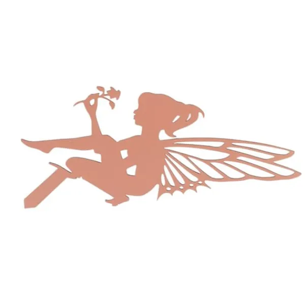 Hot Dekorativa trädgårdsstakar Fairy Silhouette Metal Yard Stakes Arts Utomhus Trädgårdsdekor Vårdekor Havedekorationer