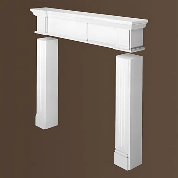 Clearance Dekorative pejs Profhome 164004 stil klassisk Pejse