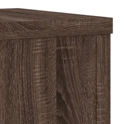 New 2-delt plantestativ i konstrueret træ | Farve: Brun | Størrelse: 25x25x80 cm Plantestativer