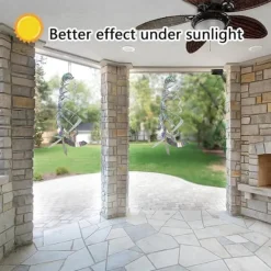 Best 4-delt spiralformet fugleafvisende reflektor 28,5*28,5 cm hængende reflekterende fugleafvisende enhed, der bruges til at jage fugle som spætter, duer | CDON Til Fugle & Småvildt