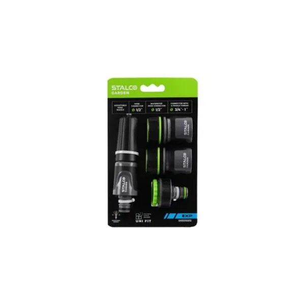 Sale 4-delt sæt med 3/4” EXP STALCO GARDEN S101210215 sprøjtedyse Vanding