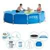 Outlet Deluxe Pool Deal - Intex Metalramme Rund 305x76 cm Pooler