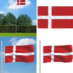 Outlet Det danske flag 90x150 cm - Det Danske Flag - Flag - Home & Living Flag & Vindposer