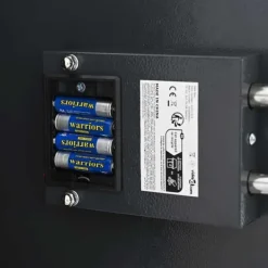 Best Digital pengeboks med elektronisk lås - Sikker opbevaring i stål | Farve: Grå | Størrelse: 30x10x36,5 cm Pengeskabe