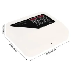 Sale Digital Sauna Ovn Controller, Effektudgang 3-9KW, Spænding 220-240V, Strøm 4.5-13.7A, Temperaturinterval 40-105℃, Dimensioner 24.5*21.5*8cm Sauna