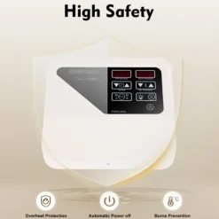 Online Digital Sauna Varmer Controller, 9KW, Temperaturinterval 40°C-105°C, Indendørs Kompatibilitet, Overophedningsbeskyttelse, 7-Tommer Skærm Sauna