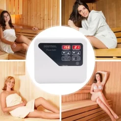 Clearance Digital saunastyring - Eksternt kontrolpanel - 3–9 kW - 220–240 V - Temperaturområde 40–105 °C - Lys maks. 60 W - Vægmonteret Sauna