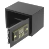 Pengeskabe^Digital sikkerhedsboks, elektronisk tastatur, tyverialarm,Sort