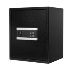 Clearance Digital Sikkerhedsboks, Smart Alarm, Brandsikker og Monterbar,sort Pengeskabe