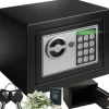 Pengeskabe^Digitalt Pengeskab med Kodelås & Nøgle - Mini