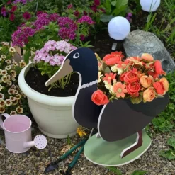 Havedekorationer^DIY Dyr Blomsterpotte Tegnefilm Desktop Sukkulent Plantemaskine Have Ornament Håndværk