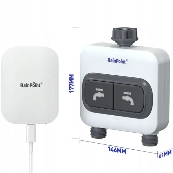 Discount DOBBELT SÆT HAVEVANDINGSSYSTEM KONTROL KONTROL REGNSENSOR Vanding