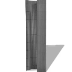 Buer, Spalier, Lysthuse Uden Tag^Dobbeltsidet havehegn i vejrbestandigt PVC | Størrelse: 90x500 cm | Farve: Grå