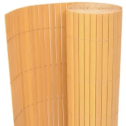 New Dobbeltsidet havehegn 90x400 cm - Slidstærkt PVC | Farve: Gul | Størrelse: 90x400 cm Havedekorationer