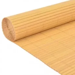 New Dobbeltsidet havehegn 90x400 cm - Slidstærkt PVC | Farve: Gul | Størrelse: 90x400 cm Havedekorationer