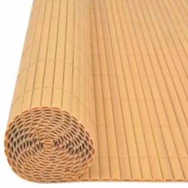 New Dobbeltsidet havehegn 90x400 cm - Slidstærkt PVC | Farve: Gul | Størrelse: 90x400 cm Havedekorationer