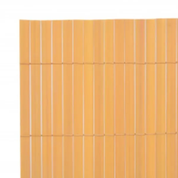 New Dobbeltsidet havehegn 90x400 cm - Slidstærkt PVC | Farve: Gul | Størrelse: 90x400 cm Havedekorationer
