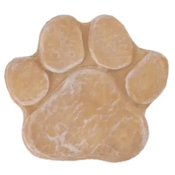 Sale Dog Memorial Stone DIY Pawprint Lettering - Pet Grave Marker for Outdoor Garden - Sandy Yellow Havesten & Trædesten