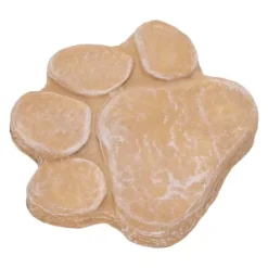 Sale Dog Memorial Stone DIY Pawprint Lettering - Pet Grave Marker for Outdoor Garden - Sandy Yellow Havesten & Trædesten