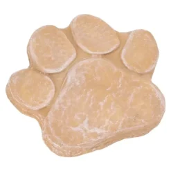 Sale Dog Memorial Stone DIY Pawprint Lettering - Pet Grave Marker for Outdoor Garden - Sandy Yellow Havesten & Trædesten