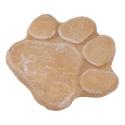 Sale Dog Memorial Stone DIY Pawprint Lettering - Pet Grave Marker for Outdoor Garden - Sandy Yellow Havesten & Trædesten