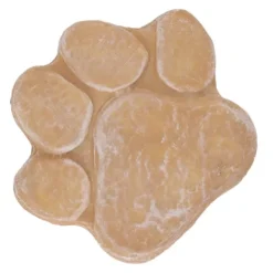 Sale Dog Memorial Stone DIY Pawprint Lettering - Pet Grave Marker for Outdoor Garden - Sandy Yellow Havesten & Trædesten