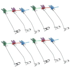 Hot Dragonfly Clip Falske Dragonfly Stang Clips Naturlig organisk koncept 3D Dragonfly Have Decor til Familie Have Potte Blomster Plænehus Statue 12 Stk | CDON Havedekorationer