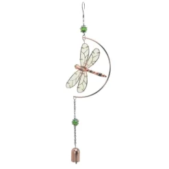 Discount Dragonfly Wind Chimes - Smukke vandtætte jernhængende ornamenter til boligindretning Vinddekoration