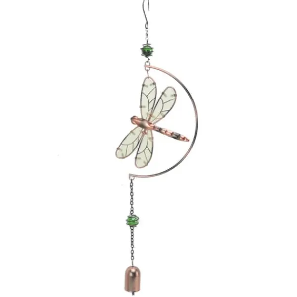 Discount Dragonfly Wind Chimes - Smukke vandtætte jernhængende ornamenter til boligindretning Vinddekoration