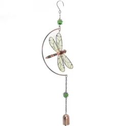 Discount Dragonfly Wind Chimes - Smukke vandtætte jernhængende ornamenter til boligindretning Vinddekoration