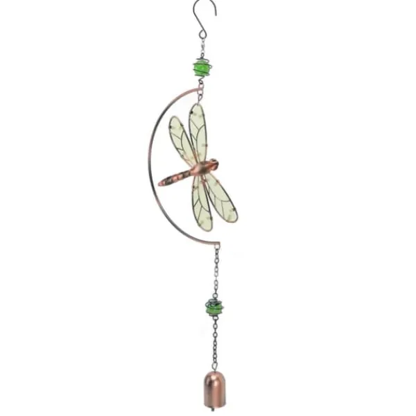 Discount Dragonfly Wind Chimes - Smukke vandtætte jernhængende ornamenter til boligindretning Vinddekoration