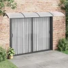 Skure, Garager & Carports^Dørbaldakin i polycarbonat 400x100 cm | Farve: Sort