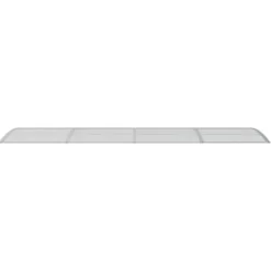 Skure, Garager & Carports^Dørbaldakin i polycarbonat - Beskyttelse mod vejr | Størrelse: 400x100 cm | Farve: Grå