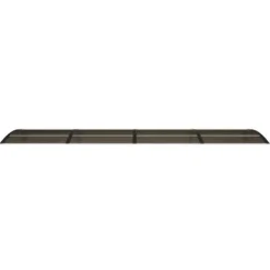 Skure, Garager & Carports^Dørbaldakin 400x100 cm - Polycarbonat | Farve: Sort | Størrelse: 400x100 cm