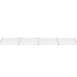 New Dørbaldakin 396x90 cm i polycarbonat | Farve: Grå/Transparent | Størrelse: 396x90 cm Skure, Garager & Carports