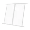 New Dørbeskytter til skærm, 80x72,4x1 cm, Hvid, Aluminium Insektmiddel & Dyreafvisende Middel