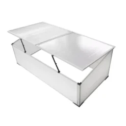 Outlet Drivbænk 2 låg - Minidrivhus til forkultivering | Størrelse: 110x55x41 cm Drivhus