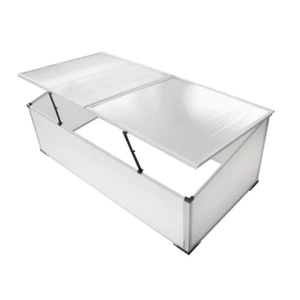 Outlet Drivbænk 2 låg - Minidrivhus til forkultivering | Størrelse: 110x55x41 cm Drivhus