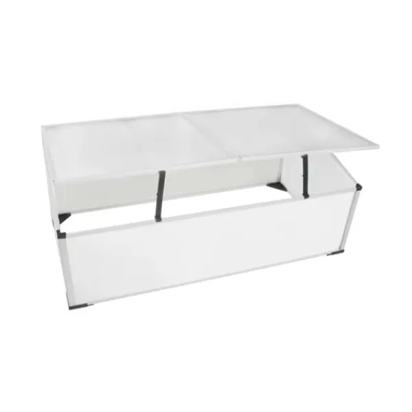 Outlet Drivbænk 2 låg - Minidrivhus til forkultivering | Størrelse: 110x55x41 cm Drivhus