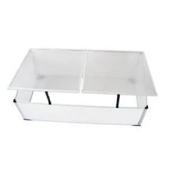 Outlet Drivbænk 2 låg - Minidrivhus til forkultivering | Størrelse: 110x55x41 cm Drivhus