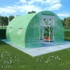 Drivhus^Drivhus 6 m² - Plantehus i PE-netstof | Størrelse: 3x2x2 m