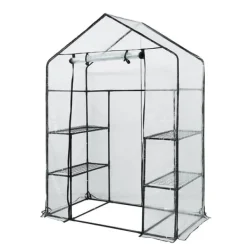 Drivhus^Drivhus 143 x 73 x 195 cm, PVC-folie, metalstruktur
